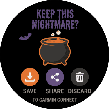 The end of the night on the watch: Save, Share or Discard